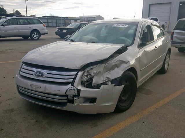 3FAHP06Z28R191863 - 2008 FORD FUSION S SILVER photo 2