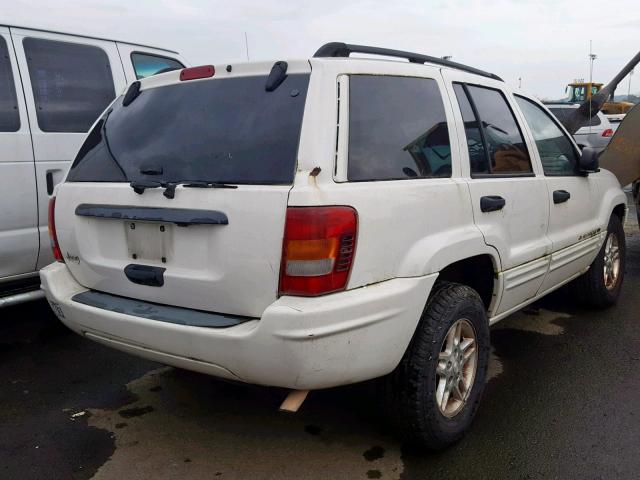 1J4GX48S82C311002 - 2002 JEEP GRAND CHER WHITE photo 4