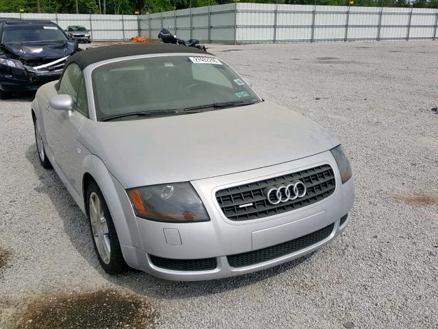 TRUUT28N451001065 - 2005 AUDI TT QUATTRO SILVER photo 1