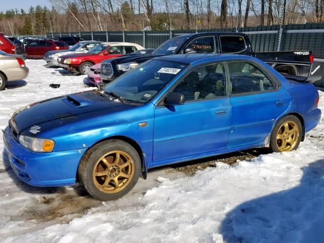 JF1GC4356VH500909 - 1997 SUBARU IMPREZA L BLUE photo 9