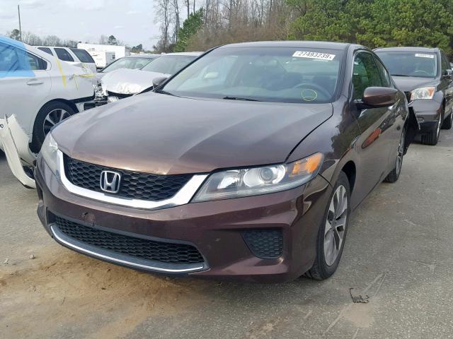 1HGCT1B34DA016575 - 2013 HONDA ACCORD LX- BROWN photo 2