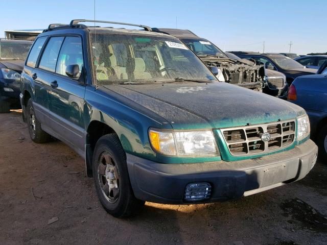 JF1SF635XWH773673 - 1998 SUBARU FORESTER L GREEN photo 1