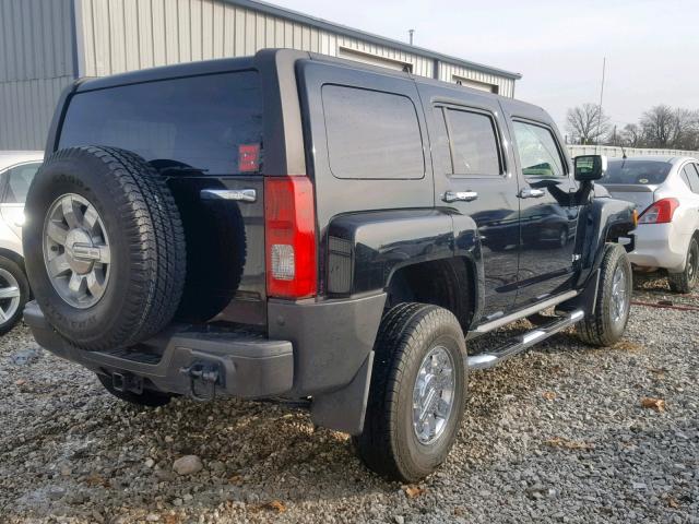 5GTDN136568161777 - 2006 HUMMER H3 BLACK photo 4