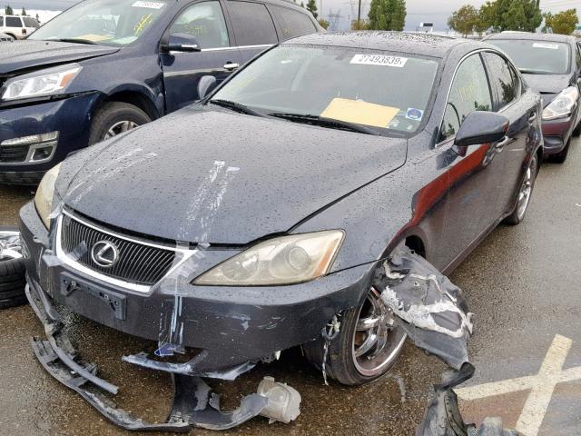 JTHBK262X65014375 - 2006 LEXUS IS 250 CHARCOAL photo 2