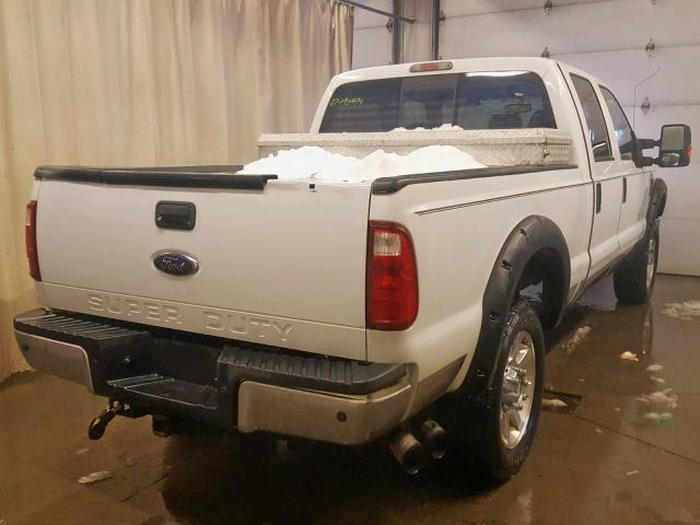 1FTWW31R88EC74200 - 2008 FORD F350 SRW S WHITE photo 4