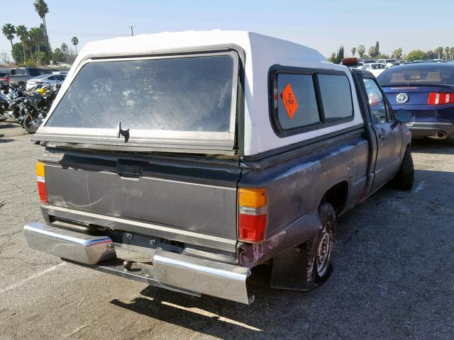 JT4RN50R8G0188992 - 1986 TOYOTA PICKUP 1/2 GRAY photo 4