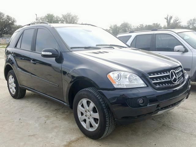 4JGBB86E06A001359 - 2006 MERCEDES-BENZ ML 350 BLACK photo 1