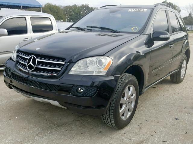 4JGBB86E06A001359 - 2006 MERCEDES-BENZ ML 350 BLACK photo 2