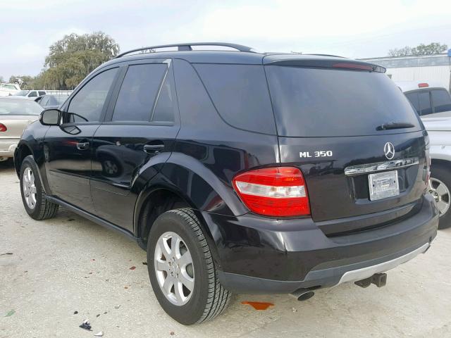 4JGBB86E06A001359 - 2006 MERCEDES-BENZ ML 350 BLACK photo 3