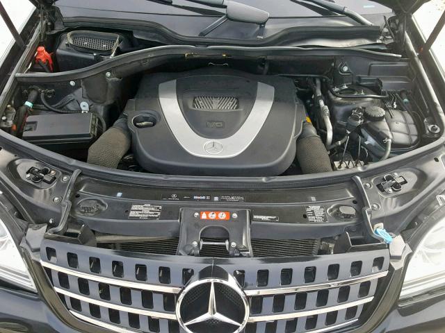 4JGBB86E06A001359 - 2006 MERCEDES-BENZ ML 350 BLACK photo 7