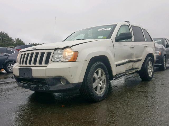 1J8GR48K68C163269 - 2008 JEEP GRAND CHER WHITE photo 2