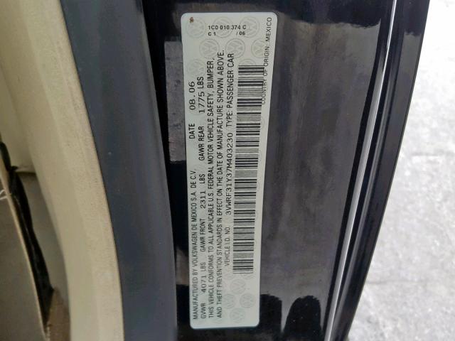 3VWRF31Y37M403230 - 2007 VOLKSWAGEN NEW BEETLE Qara foto 10