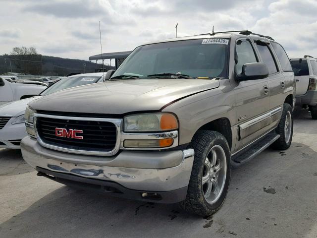 1GKEC13Z82R298507 - 2002 GMC YUKON TAN photo 2