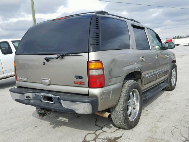 1GKEC13Z82R298507 - 2002 GMC YUKON TAN photo 4