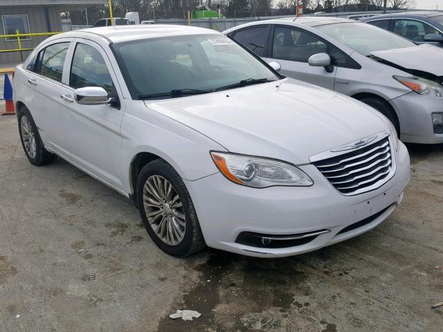 1C3CCBCG0CN255445 - 2012 CHRYSLER 200 LIMITE WHITE photo 1