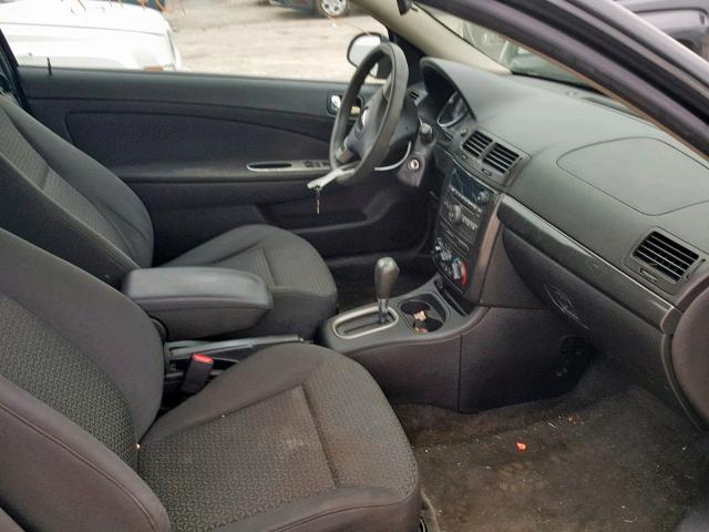 1G2AL18F687208207 - 2008 PONTIAC G5 BLACK photo 5