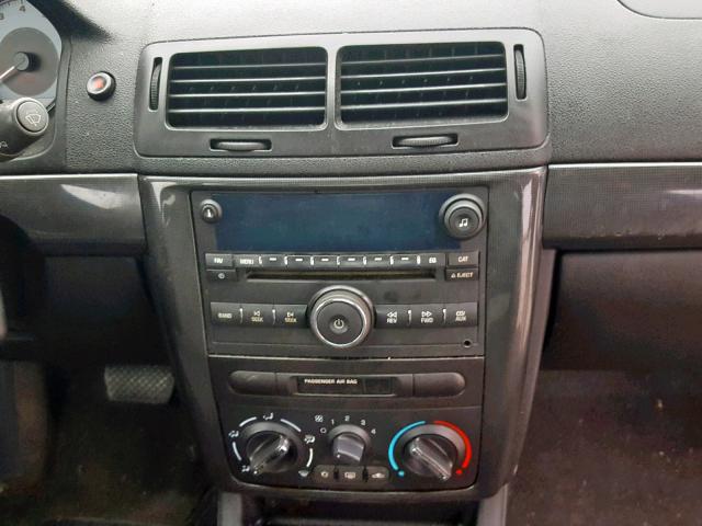1G2AL18F687208207 - 2008 PONTIAC G5 BLACK photo 9