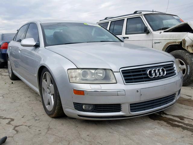 WAUML44E84N019861 - 2004 AUDI A8 L QUATT SILVER photo 1