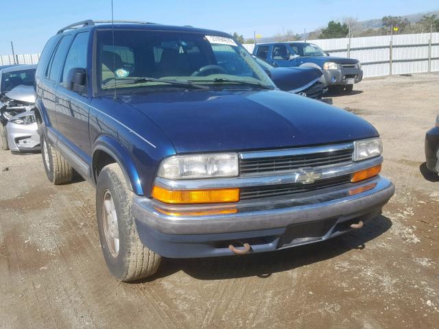 1GNDT13W3X2154058 - 1999 CHEVROLET BLAZER BLUE photo 1