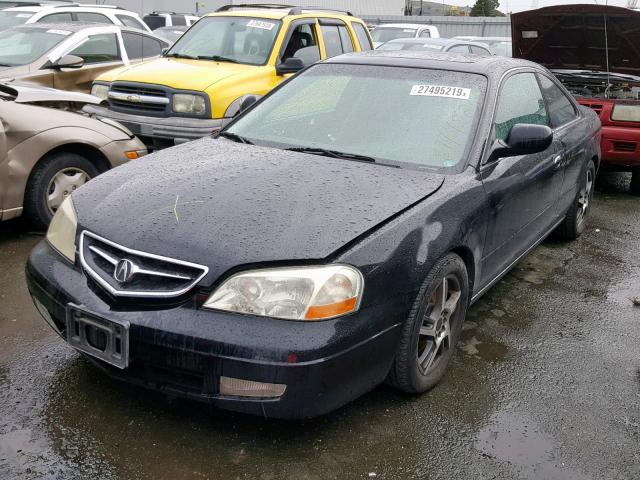 19UYA42741A027443 - 2001 ACURA 3.2CL TYPE BLACK photo 2