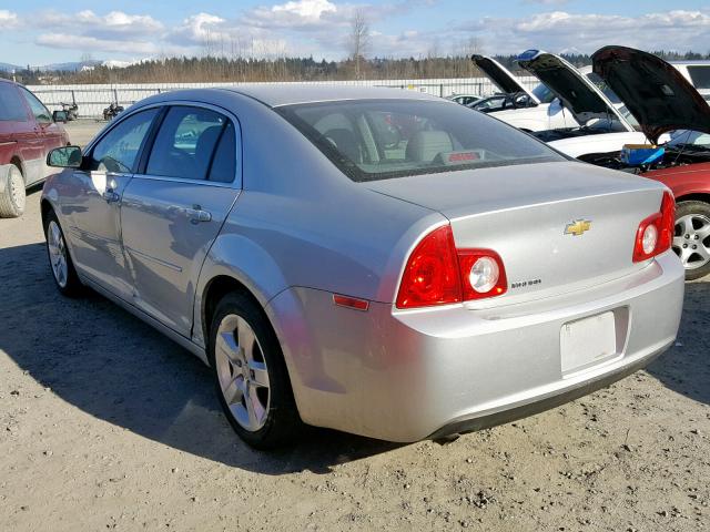 1G1ZA5EU1CF112717 - 2012 CHEVROLET MALIBU LS SILVER photo 3
