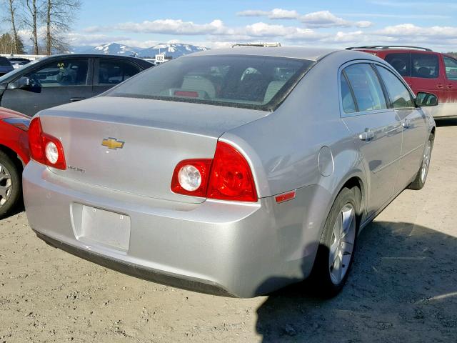 1G1ZA5EU1CF112717 - 2012 CHEVROLET MALIBU LS SILVER photo 4