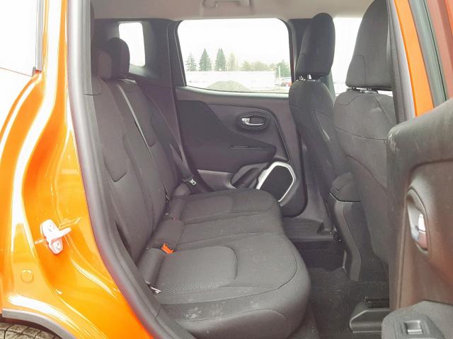 ZACCJBAB0JPH12705 - 2018 JEEP RENEGADE S RED photo 6