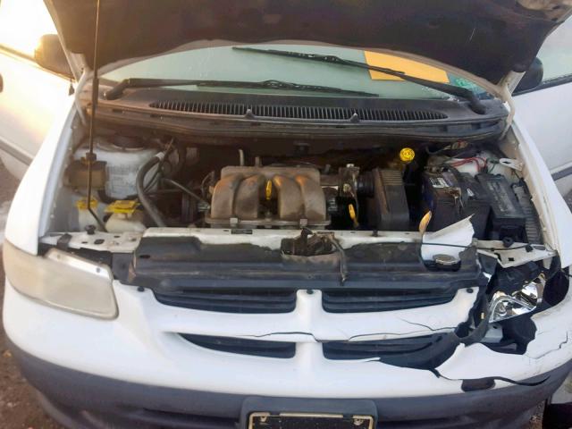 2B4FP25B9YR879220 - 2000 DODGE CARAVAN WHITE photo 7