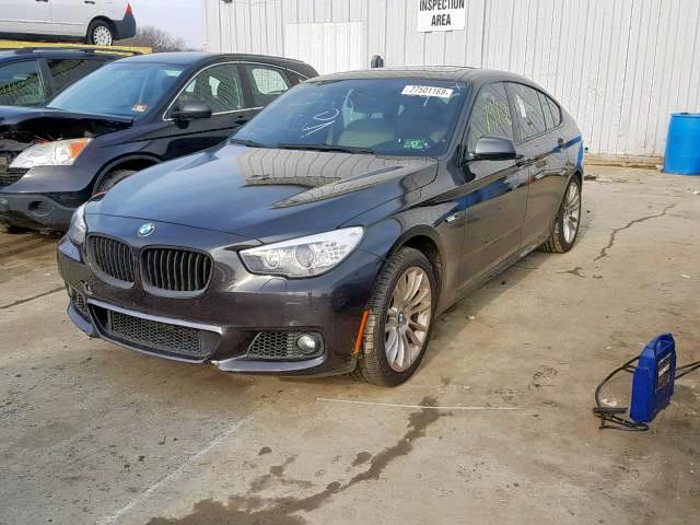 WBASP2C52DC339125 - 2013 BMW 535 XIGT BLACK photo 2