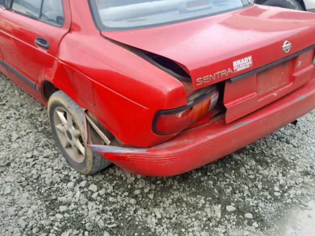 JN1EB31F3RU601254 - 1994 NISSAN SENTRA E RED photo 9