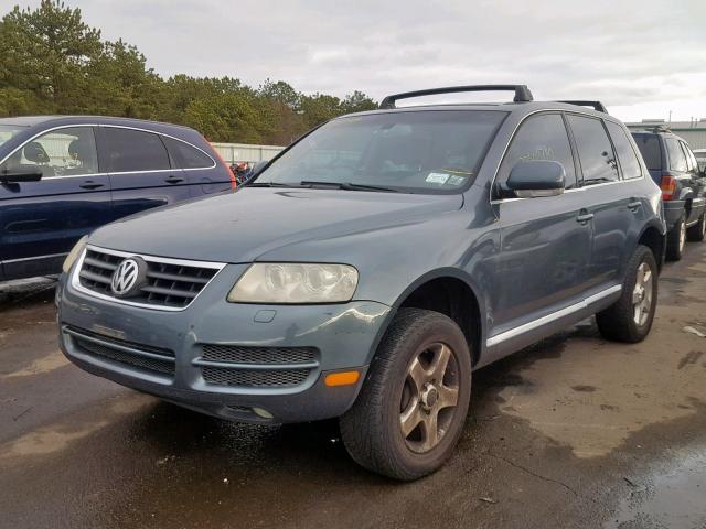 WVGBC77L54D045471 - 2004 VOLKSWAGEN TOUAREG 3. BLUE photo 2