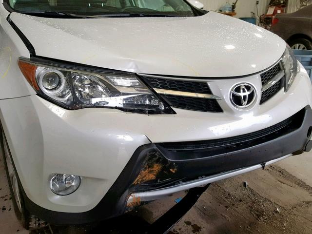 2T3DFREV6EW219556 - 2014 TOYOTA RAV4 LIMIT WHITE photo 9