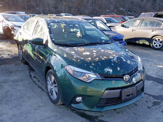 2T1BPRHE0FC265301 - 2015 TOYOTA COROLLA EC GREEN photo 1