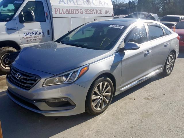 5NPE34AF0GH414528 - 2016 HYUNDAI SONATA SPORT  photo 2