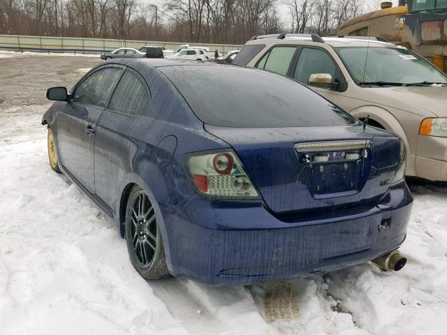 JTKDE177460093053 - 2006 TOYOTA SCION TC ლურჯი ფოტო 3
