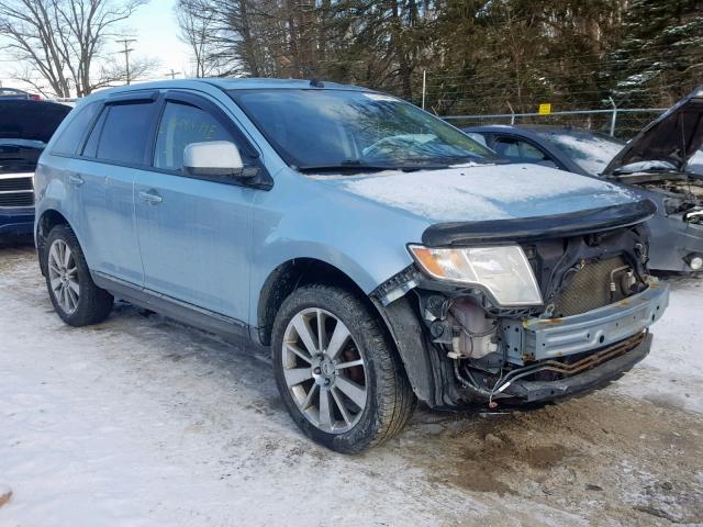 2FMDK38C08BA40659 - 2008 FORD EDGE SEL BLUE photo 1