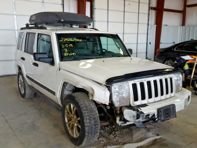 1J8HG48N66C132024 - 2006 JEEP COMMANDER WHITE photo 1