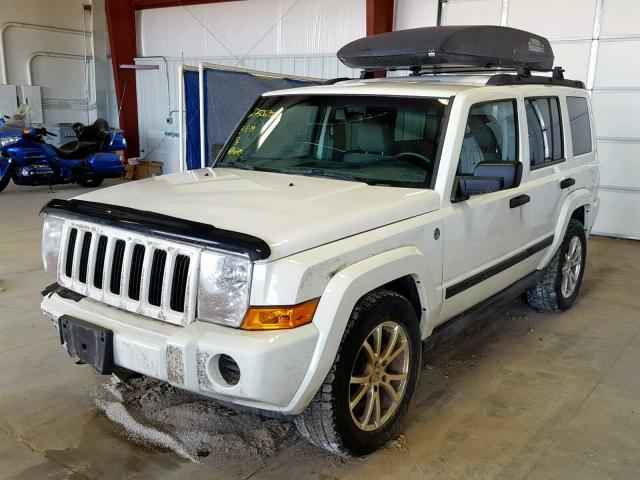 1J8HG48N66C132024 - 2006 JEEP COMMANDER WHITE photo 2