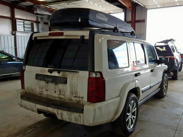 1J8HG48N66C132024 - 2006 JEEP COMMANDER WHITE photo 4