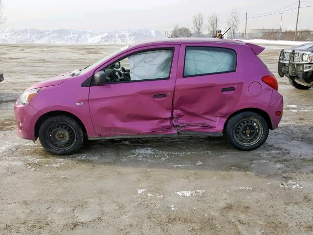 ML32A3HJ7FH013894 - 2015 MITSUBISHI MIRAGE DE PINK photo 9