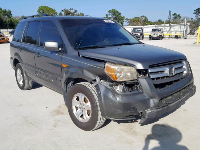 5FNYF28278B025428 - 2008 HONDA PILOT VP GRAY photo 1