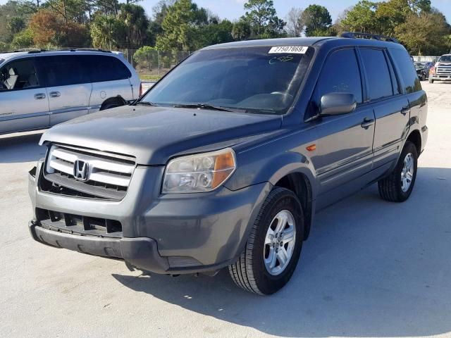 5FNYF28278B025428 - 2008 HONDA PILOT VP GRAY photo 2