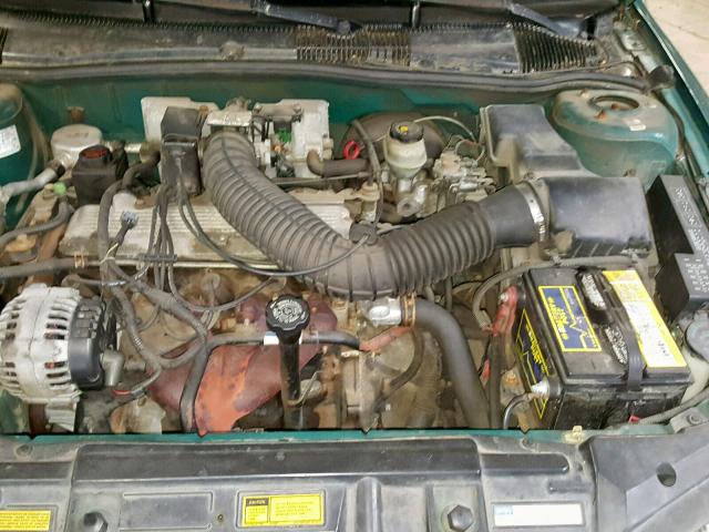 1G1JC124XV7265906 - 1997 CHEVROLET CAVALIER B GREEN photo 7