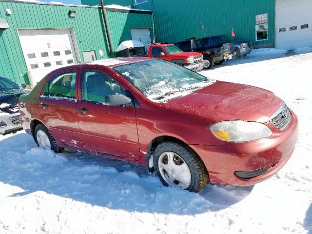 2T1BR32E26C590189 - 2006 TOYOTA COROLLA CE RED photo 1