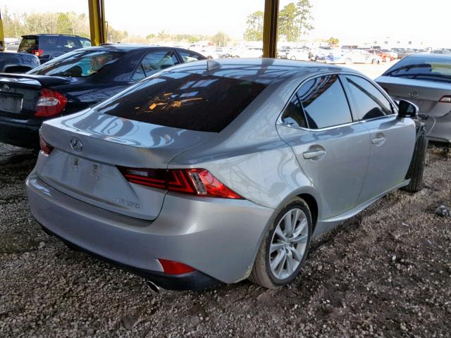 JTHBF1D22E5029372 - 2014 LEXUS IS 250 SILVER photo 4