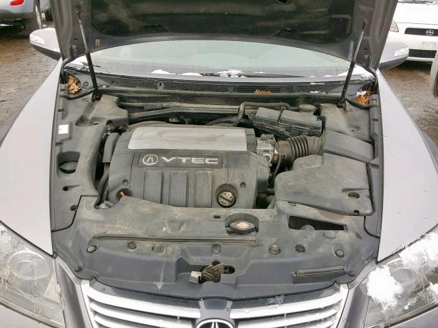 JH4KB16526C007565 - 2006 ACURA RL GRAY photo 7