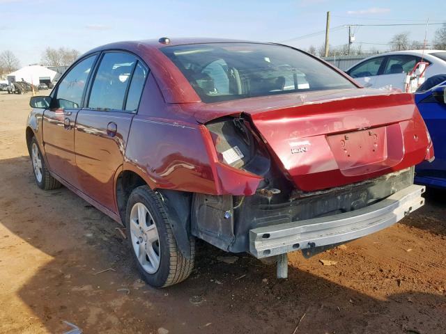 1G8AJ55F96Z101502 - 2006 SATURN ION LEVEL MAROON photo 3