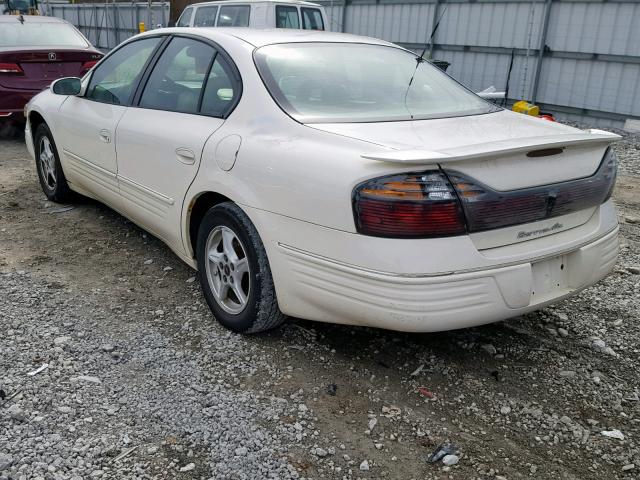 1G2HX54K214203736 - 2001 PONTIAC BONNEVILLE WHITE photo 3