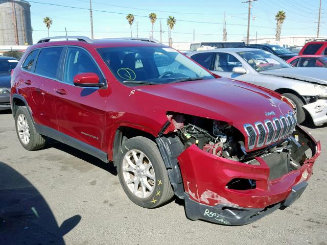 1C4PJLCB5HW549230 - 2017 JEEP CHEROKEE L RED photo 1