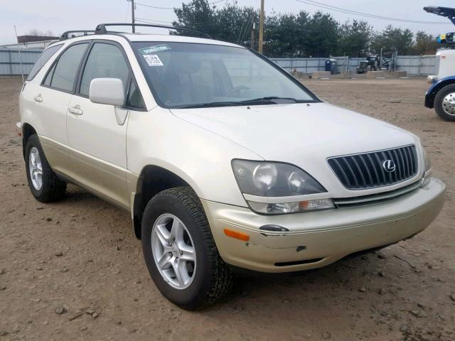 JT6HF10U8X0023019 - 1999 LEXUS RX 300 WHITE photo 1